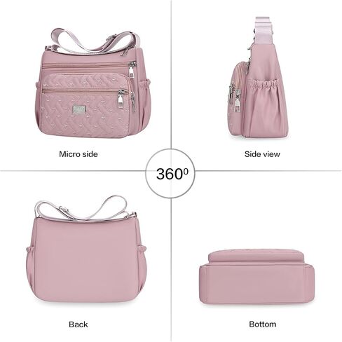 Women Shoulder Handbag Roomy Multiple Pockets Ladies Casual Crossbody Bag in Saudi Arabia