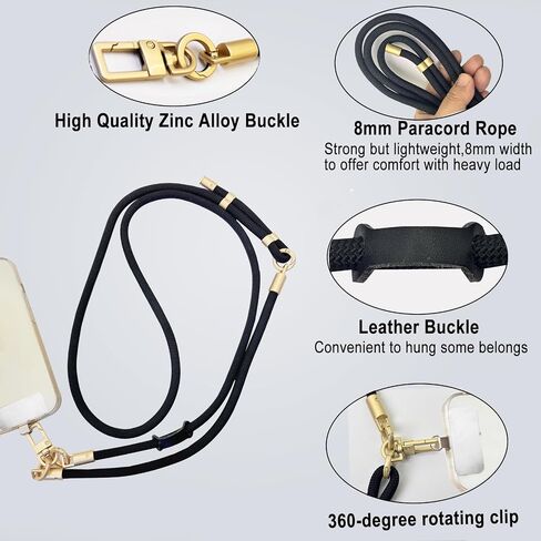Crossbody Phone Strap ، 3 في 1 جسم عبر الهاتف المضاد للسرقة in Kuwait