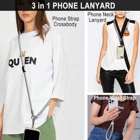 Crossbody Phone Strap ، 3 في 1 جسم عبر الهاتف المضاد للسرقة in Kuwait