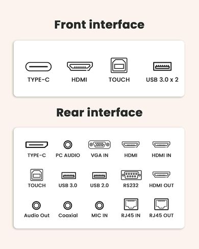 اللوحة الذكية للفصول الدراسية ، 65 "8+128 GB Smartboard التفاعلية المدمجة في نظام التشغيل Android OS & Open App Ecosystem - 4K الشاشة اللوحة الرقمية الإلكترونية لاستوديو مدرسة Office School in Kuwait