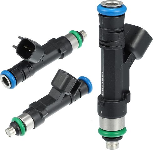 X AUTOHAUX 8 قطعة 0280158001 2L1Z9F593BA حاقن الوقود لفورد E-150 E-250 E-350 سوبر ديوتي 5.4L V8 2004-2009 لفورد إكسبيديشن 4.6L 5.4L V8 2003-2004 أسود in Saudi Arabia