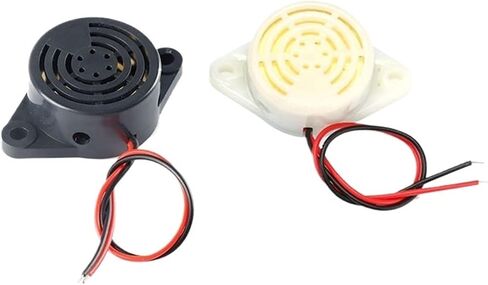 White and Black DC3-24V Continuous Sound High Decibel DC Alarm Buzzer SFM-27(White) in Saudi Arabia