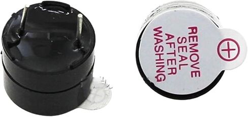 50pcs Active Buzzer 3V/5V/12V Split 12095 DC Plastic Tube Long Sound 12 * 9.5mm(5V) in Saudi Arabia