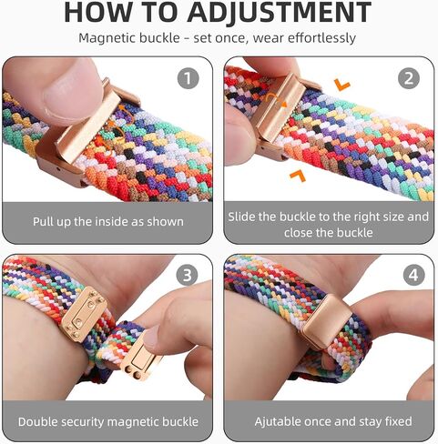 Zedoli Magnetic Magnetic Loop Solo Loop متوافق مع Apple Watch Band 38mm 40mm 41mm 42mm 44mm 45mm 46mm 49mm ، حزام رياضة نايلون مرن لسلسلة Iwatch 10 9 8 7 6 5 4 3 2 1 Se Ultra 2 in Kuwait