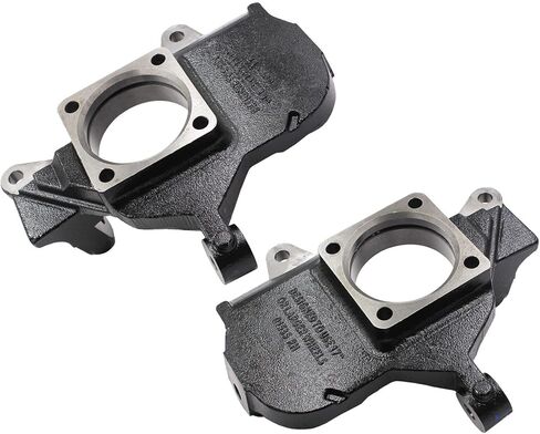 Pair of 2" Drop Spindles Knuckles 2WD 4WD AWD Compatible with 1999-2009 Chevrolet Silverado GMC Sierra 1500HD 2500HD 1 Ton Compatible with 2003-2009 Hummer H2 in Saudi Arabia