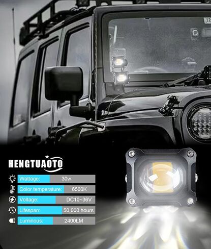 4-pcs Triangle Spotlights 120w 10800lm with Dual pods JL A-Pillar Hinge Mounting Brackets 1 drag 4 waterproof wire harness flashing switch Kit, For JL/JLU 2018-2023 Gladiator JT 2020-2023 in Saudi Arabia