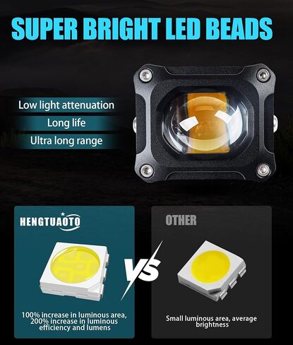 4-pcs Triangle Spotlights 120w 10800lm with Dual pods JL A-Pillar Hinge Mounting Brackets 1 drag 4 waterproof wire harness flashing switch Kit, For JL/JLU 2018-2023 Gladiator JT 2020-2023 in Saudi Arabia