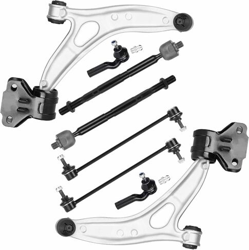 8PCS Front Lower Control Arms Suspension Kits Fits for Ford C-Max 2013-2018, Focus (Excludes 15 inch (381mm) Wheels; NOT FOR ST OR RS) 2012-2018 in Saudi Arabia