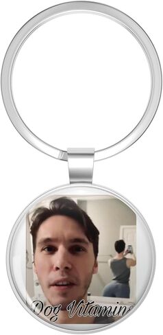JERMA DOG VITAMIN Stainless Steel Keychain with Ring in Saudi Arabia