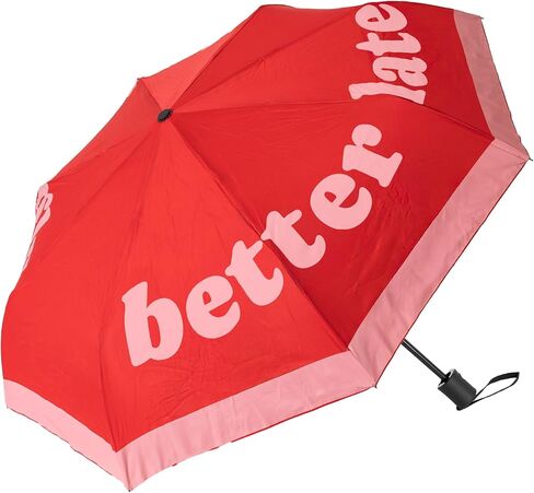 Fisura - Original foldable umbrella “f*cking rain". Yellow and black mini umbrella. Small women’s umbrella. Automatic foldable umbrella. Travel umbrella. in Saudi Arabia