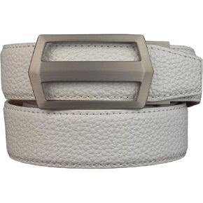 Men's Belt, Nexbelt Ratchet Leather Texture Classic Colour Smoke Grey V.4 Golf Belt in Kuwait