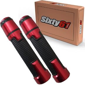 Gel Hand Grips Compatible with Yamaha R6 Black and Red 2006-2020 Comfort Racing in Kuwait