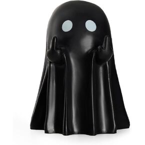 Halloween Pumpkin Figurine Decor - Spooky Resin Finger Statue Ghost Figures for Home Decorations, Cute Resin Statue Ghost Decor, Spooky Ghost for Table Centerpieces Shelf Mantel Display in Saudi Arabia