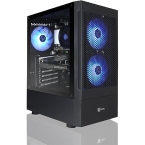 AVGPC Max Gaming PC - AMD RYZEN 7 5700X 8-Core, GeForce RTX 5060, 32GB RAM, 1TB M.2 NVMe SSD, AIO CPU Liquid Cooler Windows 11 Black in Kuwait