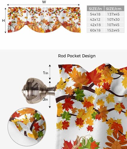 Xipuska Red Christmas Tie Up Valances for Windows, Snowman Snowflake Kitchen Curtains Set Window Treatments, Winter Xmas Tree Rod Pocket Curtains for Kitchen/Living Room/Home 54x18 Inch in Saudi Arabia
