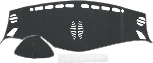 Dash Cover Compatible for Nissan Murano 2015-2019, Non-Slip Polyester Silicone Gray Center Console Dashboard Cover Pad Carpet in Saudi Arabia