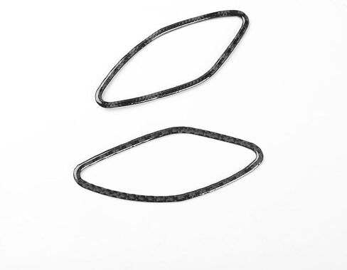 Black Carbon Fiber Compatible with Chevy/Chevrolet Malibu L/LS/RS/LT 2016-2025 2017 2018 2019 2020 2021 2022 2023 2024 Accessories Car Dash Climate Panel Cover Interior Trim Sticker Decal -B in Saudi Arabia