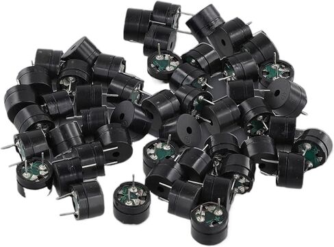 50PCS Passive Buzzer Alarm AC/2KHz 3V 5V 9V 12V Passive Speaker Buzzer Electromagnetic Impedance 16 Ohms Sounder Speaker Buzzer in Saudi Arabia