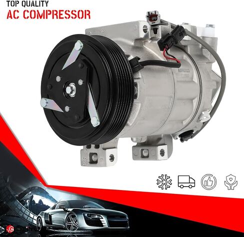 cciyu A/C Compressor with Clutch Compatible with Nissan XTRAIL 2.5L 2007-2011 Air Conditioning Compressor Fit for Nissan X-Trail 2.5L 2007-2014 AC Compressor in Saudi Arabia