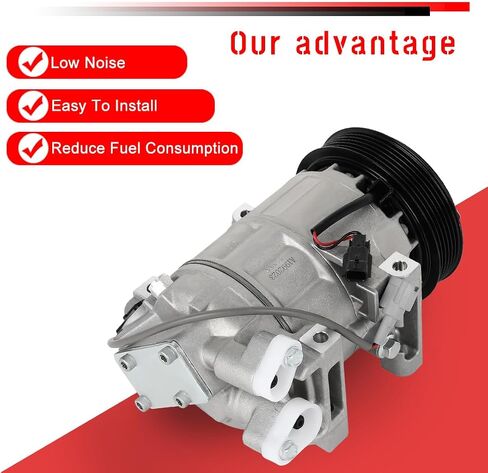 cciyu A/C Compressor with Clutch Compatible with Nissan XTRAIL 2.5L 2007-2011 Air Conditioning Compressor Fit for Nissan X-Trail 2.5L 2007-2014 AC Compressor in Saudi Arabia