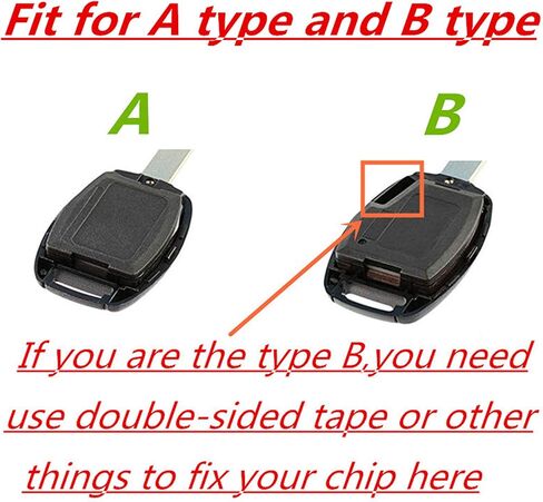 3+1 أزرار بديلة لغطاء مفتاح Fob Shell بدون مفتاح للدخول عن بعد لمفتاح Honda Key Fob مع مفك براغي مناسب لهوندا 2008-2012 Accord 2006-2013 Civic EX 2009-2015 Pilot (1 أزرق + 1 أسود) in Kuwait