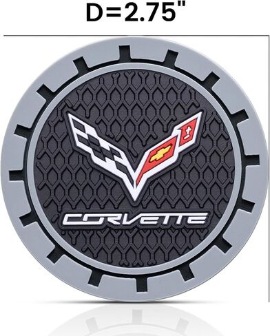 Car Cup Holder Coaster for Cadillac Escalade CT4 CT5 CT6 ATS CTS SRX XT5 Recessed Silicone Cupholder Coaster Interior Accessories 2.75in 2Pack in Saudi Arabia