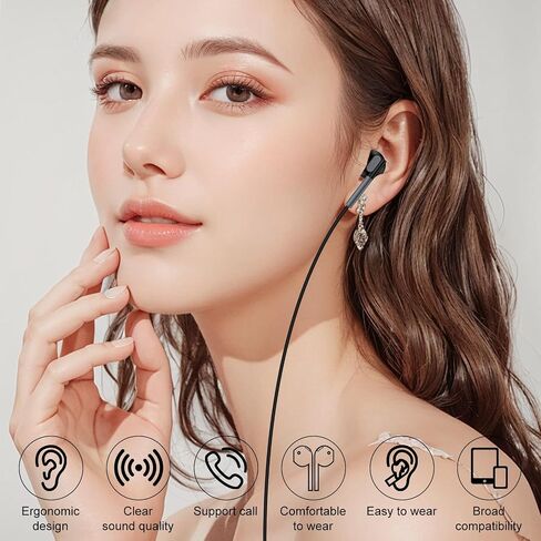 USB C Headphones for iPhone 16/16 Pro/16 Pro Max/16 Plus/15 Pro/15 Pro Max/15 Plus/15,iPad Pro,Type C Wired Earbuds Microphone Earphones Compatible for Samsung Galaxy S24 Ultra,Pixel 9 8 7 6 ، واحد زائد 9 in Kuwait