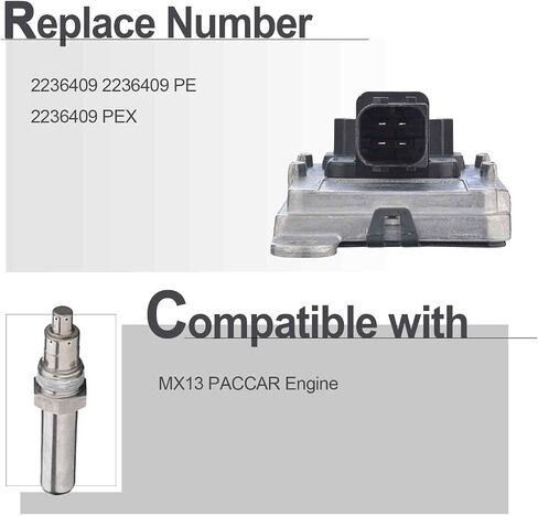 DEP Nitrogen Oxide Sensor NOX Sensor for MX13 Engine, fits PACCAR DAF, 2236409, 2236409PEX in Saudi Arabia