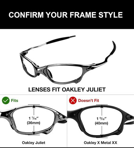 عدسات IKON LENSES البديلة لنظارات أوكلي جولييت الشمسية (مستقطبة) in Kuwait