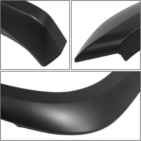 DNA MOTORING Pocket-Riveted Design Wheel Fender Flares Compatible with 09-10 Dodge Ram 1500 11-18 Ram 1500 Fleetside Bed, Black, WF-81009-MBK in Saudi Arabia