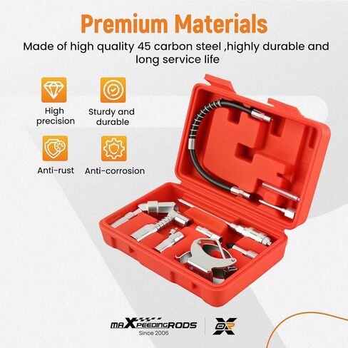 maXpeedingrods Pneumatic Grease Gun, 6000PSI Air Operated Grease Gun, Automatic Continuous Cycle Heavy Duty Air Compressor Grease Gun with 14 oz Load in Saudi Arabia