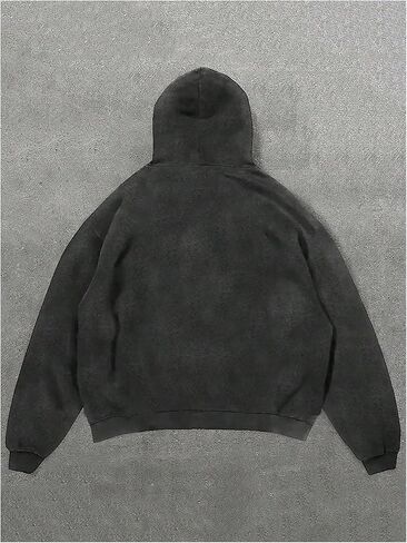 Men's Cross Graphic Hoodie Gothic Sweatshirts Vintage Long Sleeve Hooded Retro Pullovers Tops with Pockets Streewear in Saudi Arabia