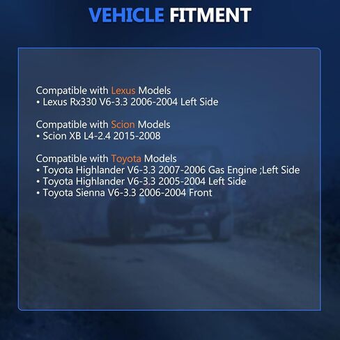 مستشعر الأكسجين Maxfavor Downstream O2 مناسب لـ 2004-2006 Lexus RX330 Toyota Sienna V6 3.3L، 2004 2005 Highlander 3.3L، لـ 2008-2015 Scion XB L4 2.4L O2 المستشعر 24677 250-24420 ES20213 213-3037 234-4168 in Saudi Arabia
