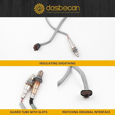 Dasbecan 2Pcs Upstream and Downstream Oxygen O2 Sensor Compatible with Ford Fusion 1.5L L4 Turbo 2014-2020 Replaces 234-5172 234-8039 in Saudi Arabia