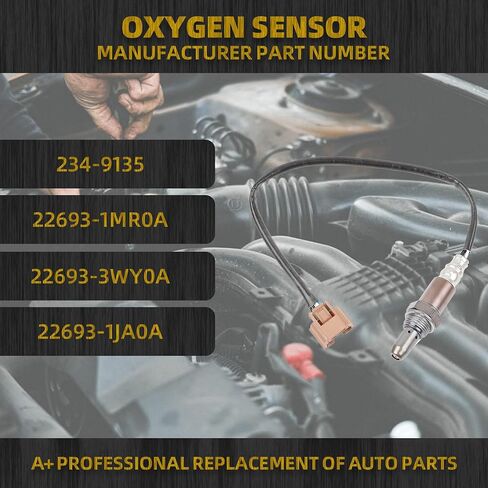 مستشعر الأكسجين Dasbecan Upstream 234-9135 متوافق مع 2011-2014 Nissan Altima Frontier Xterra Frontier، Infiniti G37 M37 QX50 QX60 استبدال 22693-1MR0A 22693-3WY0A in Saudi Arabia
