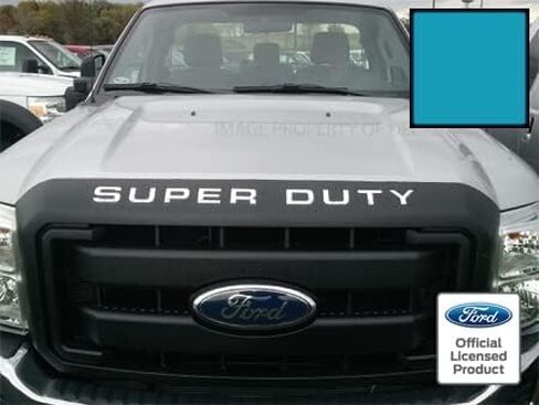 ملصق مائي Mods 2008-2016 غطاء محرك السيارة/أحرف مصبغة إدراج تطعيمات ملصقات لسيارات Ford Super Duty F250 F350 F450 (2008-2016) (ملصق رفيع) - CB (أسود لامع) in Kuwait