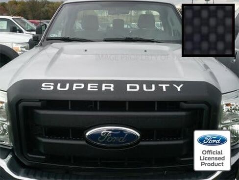 ملصق مائي Mods 2008-2016 غطاء محرك السيارة/أحرف مصبغة إدراج تطعيمات ملصقات لسيارات Ford Super Duty F250 F350 F450 (2008-2016) (ملصق رفيع) - CB (أسود لامع) in Kuwait