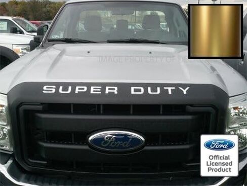 ملصق مائي Mods 2008-2016 غطاء محرك السيارة/أحرف مصبغة إدراج تطعيمات ملصقات لسيارات Ford Super Duty F250 F350 F450 (2008-2016) (ملصق رفيع) - CB (أسود لامع) in Kuwait