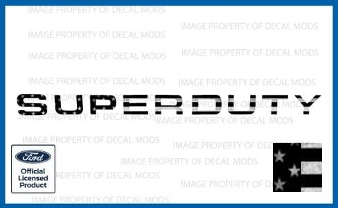 ملصق مائي Mods 2008-2016 غطاء محرك السيارة/أحرف مصبغة إدراج تطعيمات ملصقات لسيارات Ford Super Duty F250 F350 F450 (2008-2016) (ملصق رفيع) - CB (أسود لامع) in Kuwait