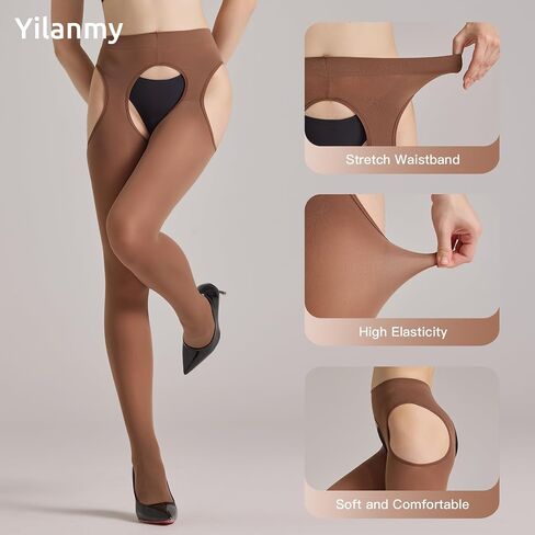 Yilanmy Suspender Tights for Women Garter Belt Tights Suspender Stockings Sexy Pantyhose Thigh High Stockings in Saudi Arabia