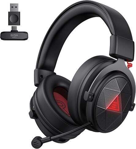 EKSA E900 Headset with Microphone for PC, PS4,PS5, Xbox - Detachable Noise Canceling Mic, 3D Surround Sound, Wired Headphone for Gaming, Computer, Laptop, 3.5MM Jack in Kuwait