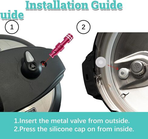 ZLR Pressure Cooker Replacement Parts, Float Valve and Silicone Caps Compatible with Instant Pot, Fits IP Duo 3, 5, 6 QT, Duo Plus 3, 6 QT, Lux 3 QT, Smart 6 QT, Smart WiFi 6 QT, Ultra 3, 6, 8 Quart. in Kuwait