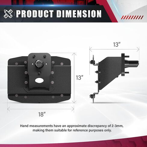 Adjustable Spare Tire Carrier up to 40 inches Tire Compatible with 1987-2006 Jeep Wrangler TJ YJ LJ Heavy Duty Spare Tire Rack Spare Wheel Lift Holder Mount Base Relocation Elevation, Black in Saudi Arabia