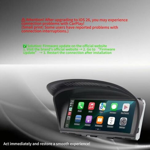 استريو السيارة لـ BMW E60 E90 E92 Radio مع Carplay Android Auto Upgrade CIC Idrive System 8.8inch لـ 3/5 Serie E61/E91/E93 (2008-2013) in Kuwait