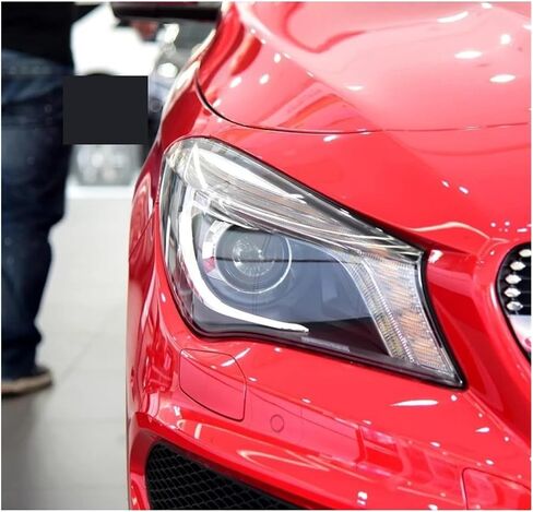 Compatible For Benz W117 CLA 2013-2016 Left/Right Car Front Headlight Lens Covers Transparent Headlamp Plastic Cover Car Accessori(Right) in Saudi Arabia