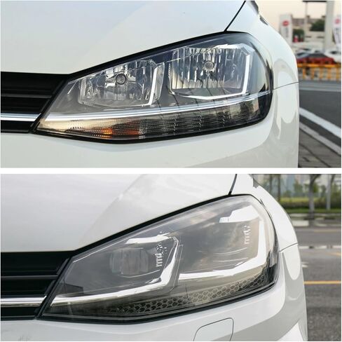 Compatible for VW Golf 7.5 2018 2019 2020 Headlight Cover Headlights Shell Transparent Cover Lampshade Headlamp Shell(Right) in Saudi Arabia