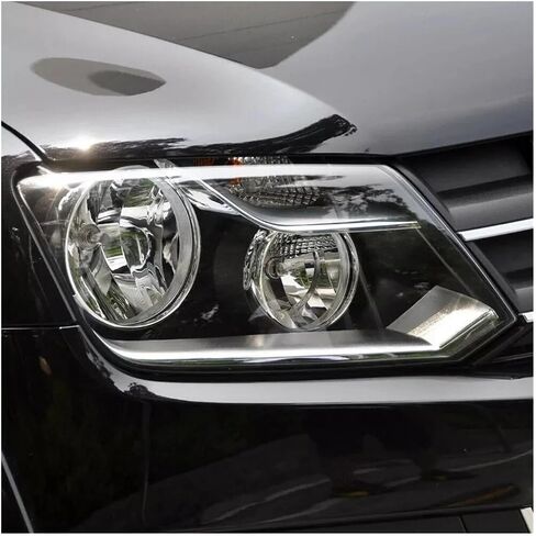 1Pcs Car Headlight Cover Compatible For VW Amarok 2011-2022 Lampshade Bright Shell Head Lamp Lens Covers(Left) in Saudi Arabia