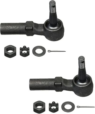 Detroit Axle - Front Tie Rods Sway Bars for Buick LeSabre Lucerne Park Avenue Riviera Cadillac DeVille DTS Seville Aurora Pontiac Bonneville 4 Inner & Outer Tie Rods 2 Sway Bar Links Replacement in Saudi Arabia