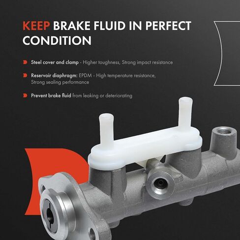 A-Premium Brake Master Cylinder Without Reservoir Compatible with Lexus Vehicles - RX300 1999 2000, V6 3.0L, fits model with Traction Control System -With 2 Outlets in Saudi Arabia