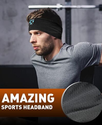 Wireless Sleep Headphones-Bluetooth Headband-Sleeping Headphones-Sleep Headband Headphones for Side Sleeper, Elastic Music Headband Cozy Wireless Eye Mask Tech Gadgets for Women Men in Kuwait